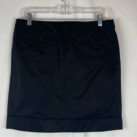 BUI By Barbara Bui Black Academia Minimalist Neutral Skirt NWOT Size M - Picture 4 of 12